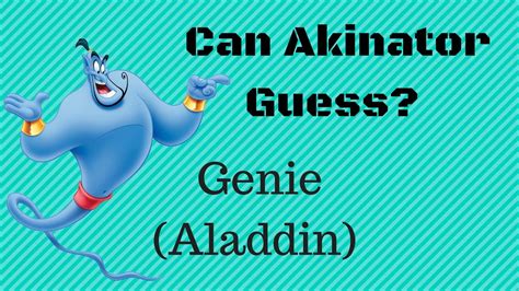 guess genie|genie that guesses things.